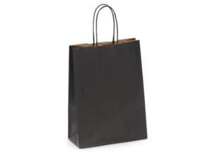BOLSA REGALO PAPEL100gr.25x31x11 NEGRA