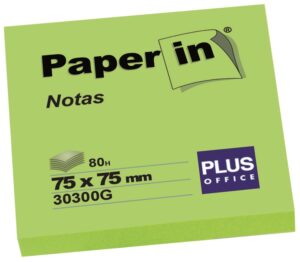 BLOC NOTAS M.PAPER Paper-In 75X 75 NEON VERDE