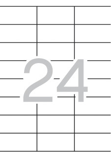 ETIQUETAS A4  70,0x 35,0 C/100 APLI