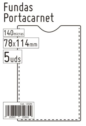 FUNDA PORTACARNET 46003 78x114 PTE/ 5