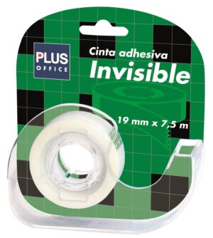 CINTA ADH.INVISIBLE 19mm X  7mt PLUS MINIPORT.