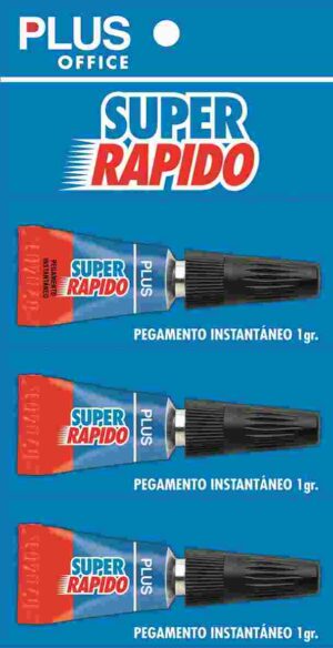 PEGAMENTO CIAN.M.PLUS SUP.RAPIDO 3 x 1gr.