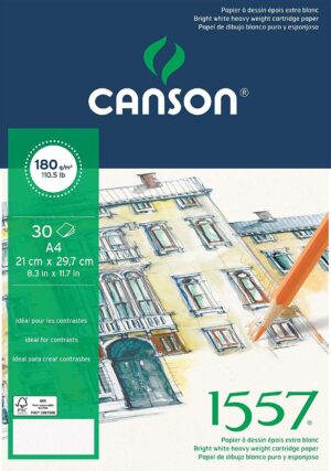 BLOC DIB.CANSON 1557 120gr.CROQUIS A4 ESP