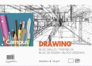 BLOC DIBUJO A4 CAMPUS DRAWING ENC REC