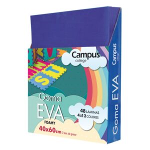LAMINA EVA 2mm.40x60 COLOR AZUL