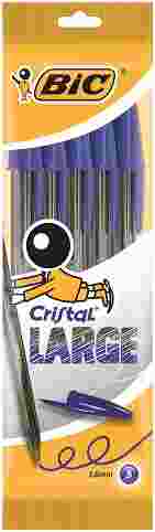 BOLIGRAFO BIC CRISTAL LARGE AZUL BOL/ 5