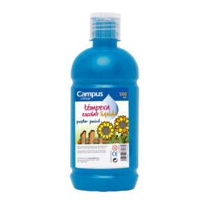 TEMPERA LIQUIDA CAMPUS 500 GR. AZUL CYAN