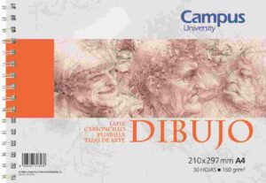 BLOC DIBUJO A4 CAMPUS UNIVERSITY 30h LIS