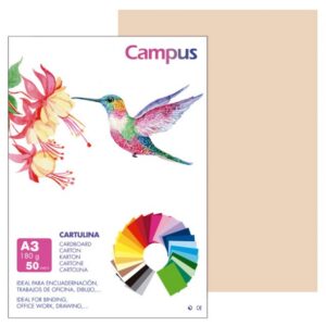 CARTULINA FORMATO DIN-A3 PTE/50 CREMA
