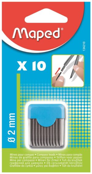 BLT/ 1 EST.10 MINAS COMPAS 2 mm.MAPED