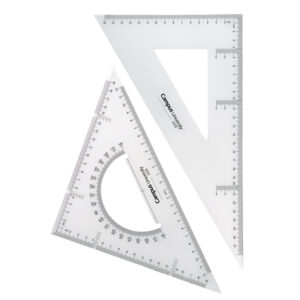 REGLAS-JUEGO-30 Cm CAMPUS ESCUADRA/CARTABON