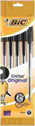 BOLIGRAFO BIC CRISTAL ORIGINAL BOL/ 5 NEGRO