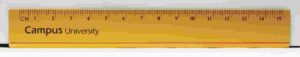 REGLA MET.CAMPUS ALUMINIO 15 CM. COLORES