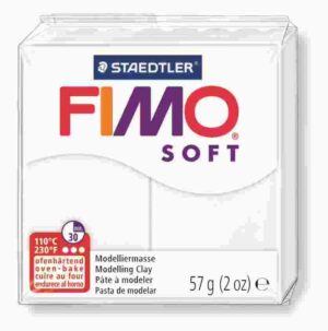 PASTA MODELAR FIMO SOFT 56gr.BLANCO