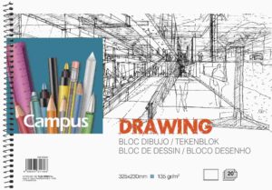 BLOC DIBUJO A4 CAMPUS DRAWING ESP REC