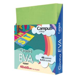 LAMINA EVA 2mm.40x60 COLOR VERDE