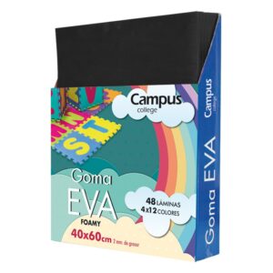 LAMINA EVA 2mm.40x60 COLOR NEGRO