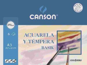 LAMINA-DIB. MINIPACK ACUARELA  A3 BASIK 370gr