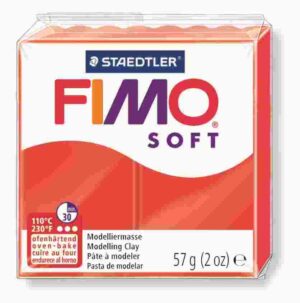 PASTA MODELAR FIMO SOFT 56gr.ROJO INDIAN
