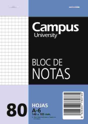 BLOC PERFORADO A6 CUA 80h