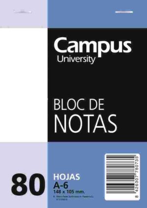 BLOC PERFORADO A6 LIS 80h