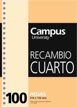 RECAMB.4º  4A 60gr 100h CAMPUS CUADRO 4x4