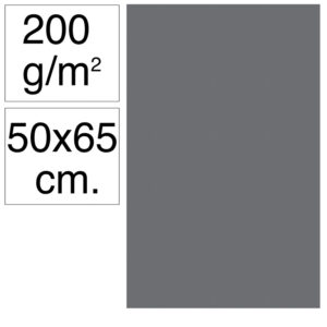 CARTULINA GDE.50x65 GRIS OSCURO