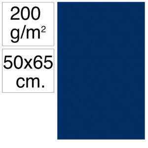 CARTULINA GDE.50x65 AZUL ULTRAMAR