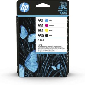 INKJET HP ORIGINAL 6ZC65AE Nº 950/951 PACK 4 COL