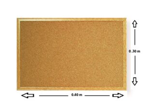PIZARRA CORCHO MEMO 8 mm.30X 40