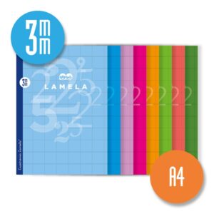 LAMELA CUADERNO GRAPA A4 50h 3mm